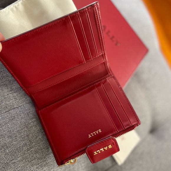 BALLY Small Rosso Wallet - Picture 7 of 8